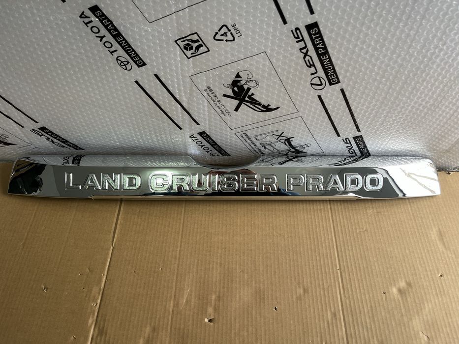 Сабля багажа Prado 150 накладка хром на крышку багажа  Прадо 150