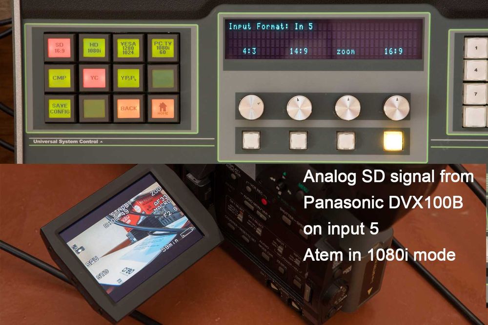 Echolab Atem 1M/E видеомикшер - 3G-SDI, HD-SDI, SD-SDI, HDMI и аналог