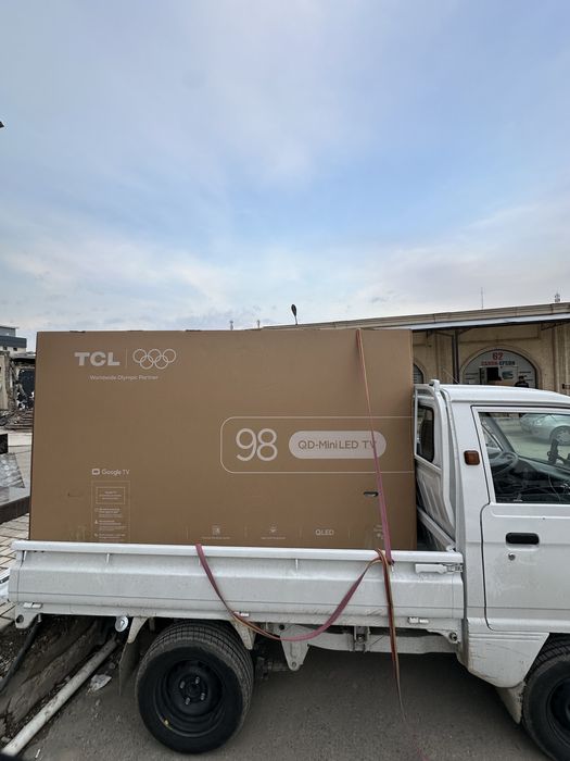 Телевизор TCL 98 дюймов, 4K QLED, Google TV, Miniled 144hz, Доставка