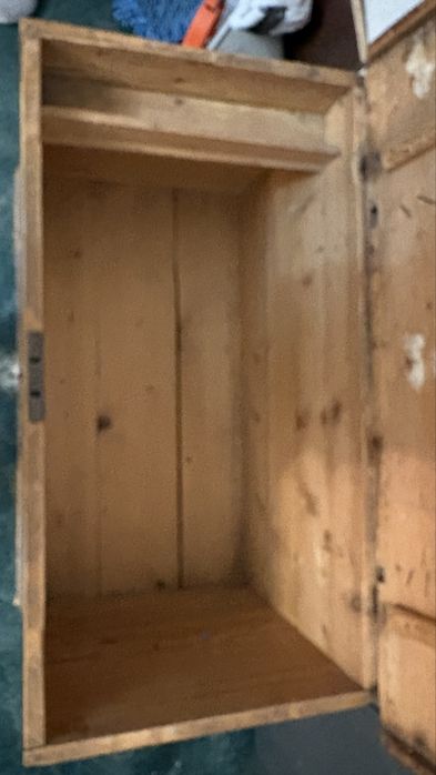 Ракла/съндък старинен ръчно рисуван