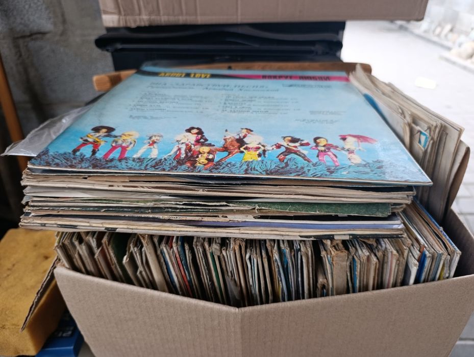 Советские пластинки.