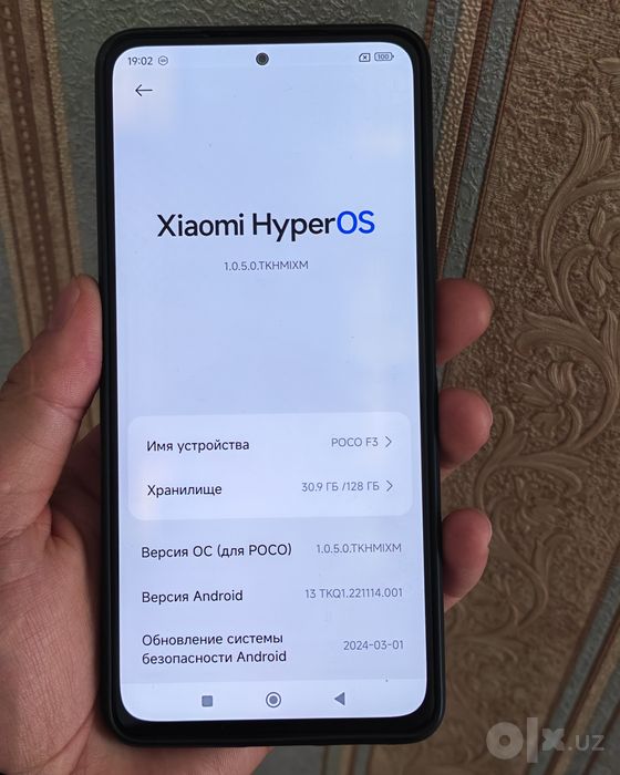 Telefon sotiladi Xiaomi Poco F3 qora rang 6/128