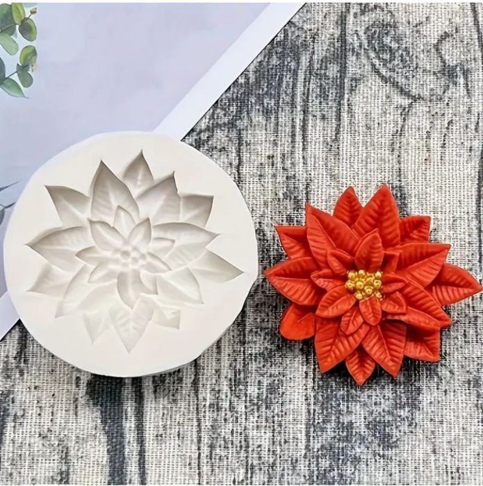 Силиконов молд Коледна звезда