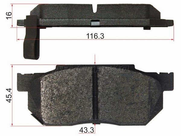 Колодки тормозные Honda Civic