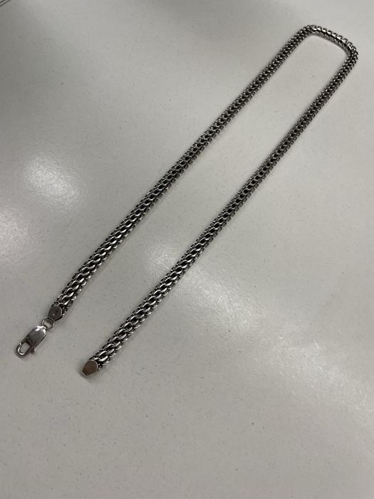 Мужская серебряная цепь 925