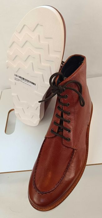 Ghete lace up 42 casual premium Mantaray NOI piele naturala moale