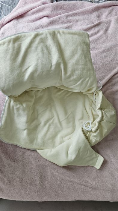 Зимний конверт кокон на выписку