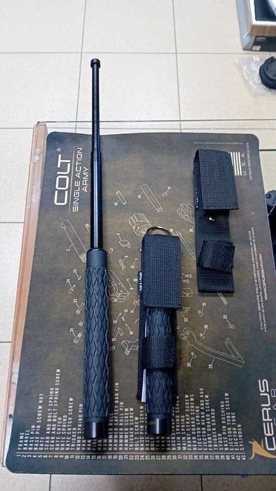 Немска Телескопична Палка Mil-Tec® (53 см) – Стомана и TPE