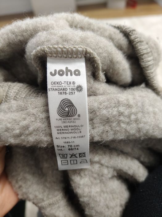 Set Joha -Overall-salopeta,mănuși, cagula Lana Merinos si fleece