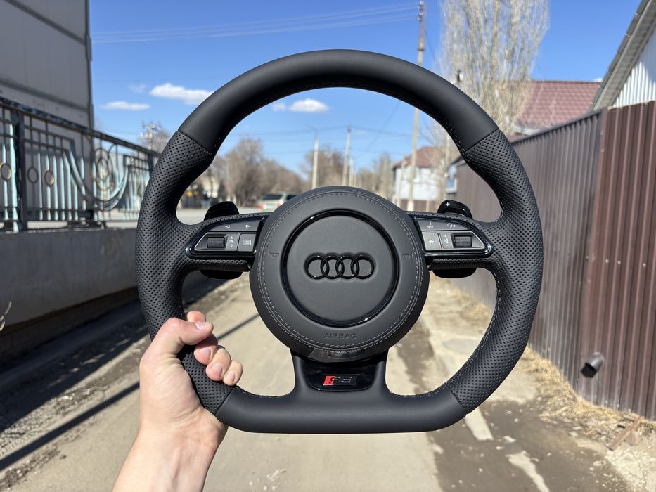 Руль  на Audi A3 A4 B9 A5 F5 A6 C6 / руль на ауди а6 / руль