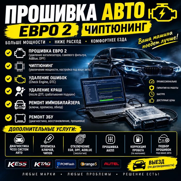 Прошивка авто евро 2, чип-тюнинг