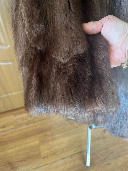 Haina de blana naturala de nurca vizon impecabila