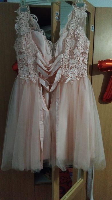 Rochiță roz cu corset