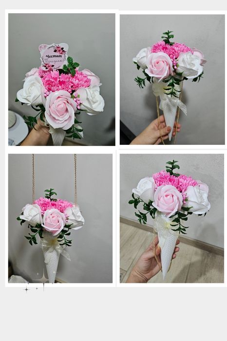 Букети от пластичен сапун