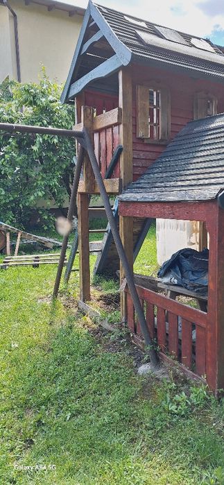 Ansamblu joaca copii exterior, lemn