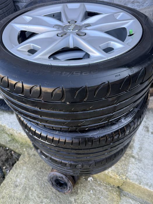 Jante 5x112 cu anvelope 225 45 R17 vara