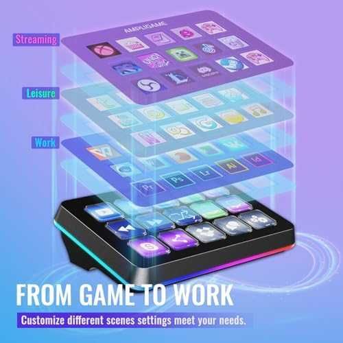 Нова клавиатура Контролер за стрийминг и игри – 15 макро клавиша