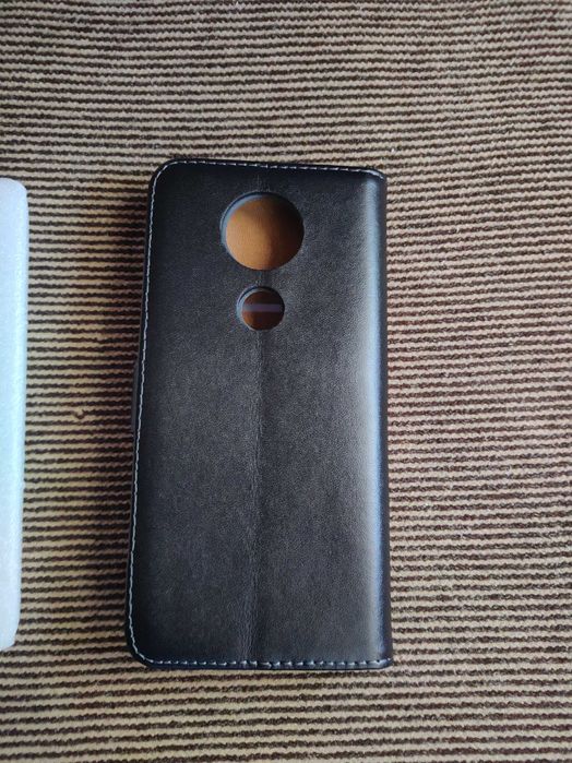 Кожен калъф (тефтер) за моторола мото е5 плюс