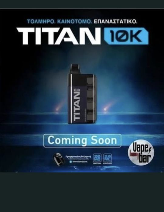 Vape 10.000 Puffs Titan Reincarcabil 4 Capsule