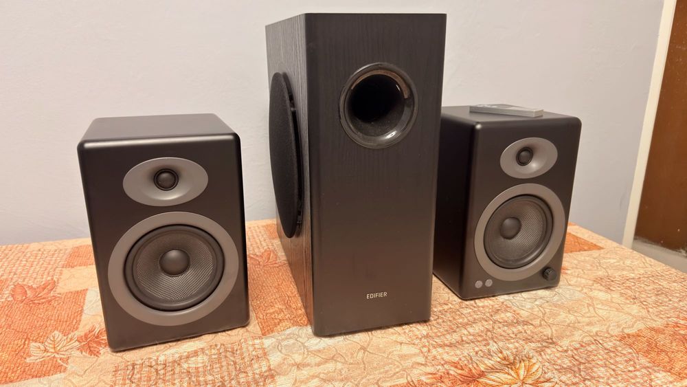 Активни колони Audioengine A5+ и субфер Edifier T5s