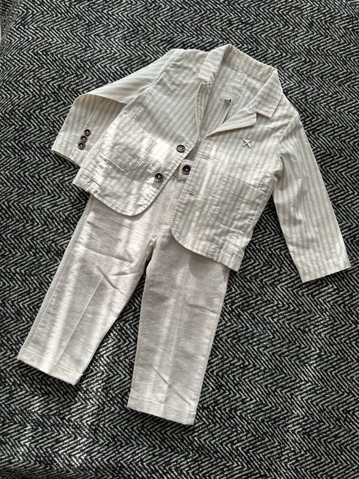 Ленен костюм бебе