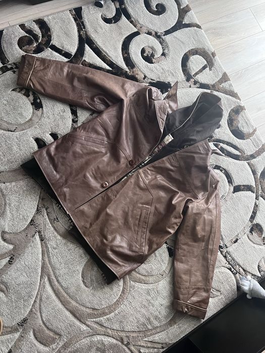 Geaca de piele naturala Marlboro Classics