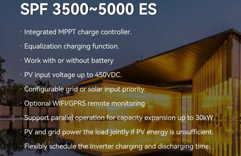 Growatt SPF5000ES + WiFi dongle