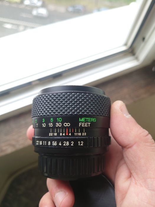 Obiectiv Porst 55mm f1,2 PK