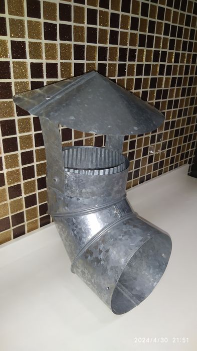 Отвод и зонт для димахода.