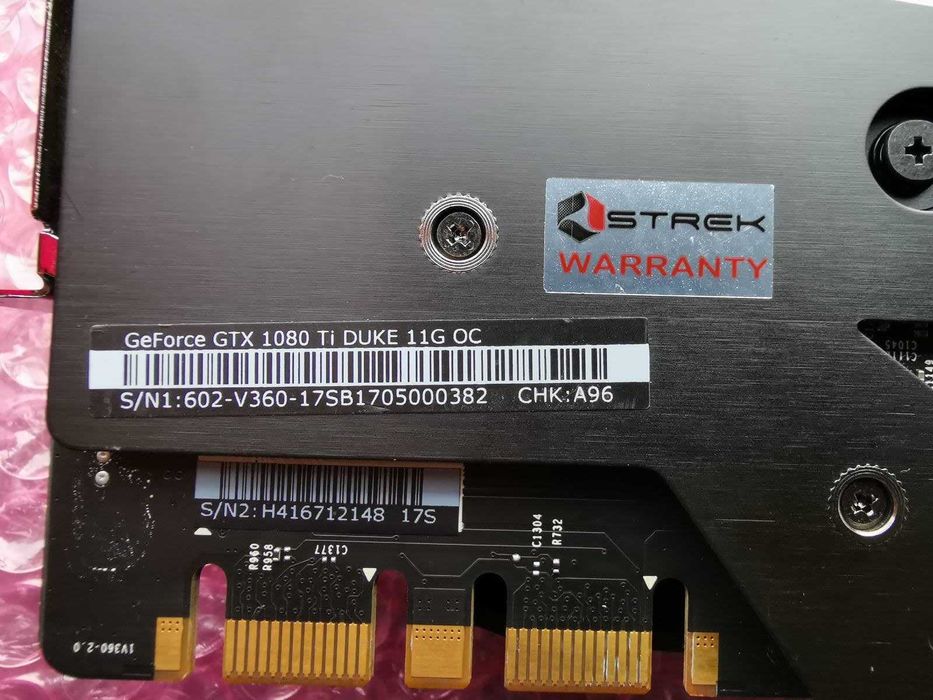 MSI Gaming GeForce GTX 1080 Ti DUKE 11G OC 11GB GDDR5X