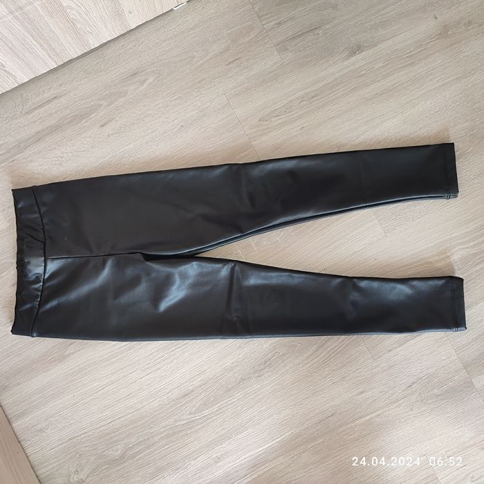 Леггинсы кожаные на девочку р38