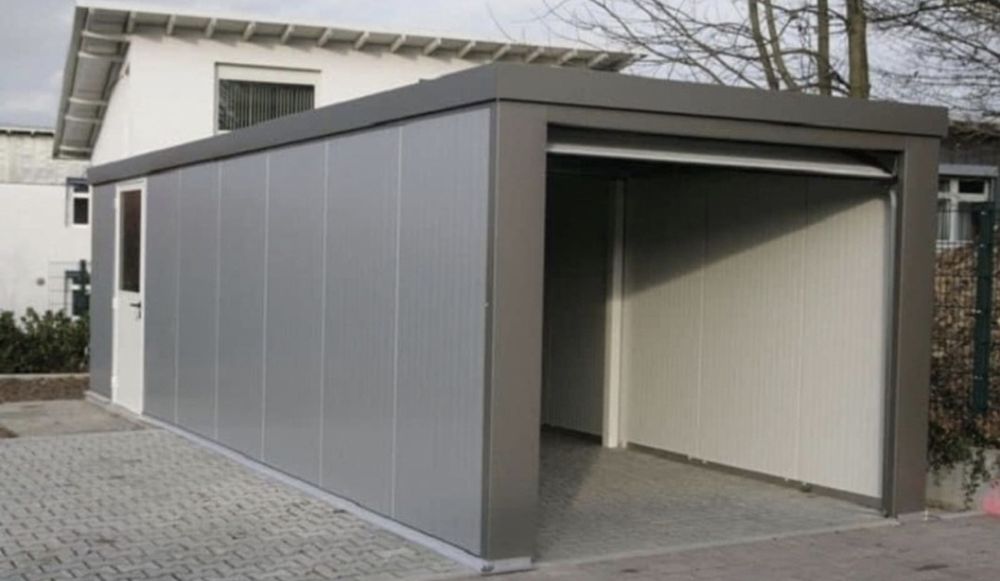 Vând garaje auto pe structur metalica