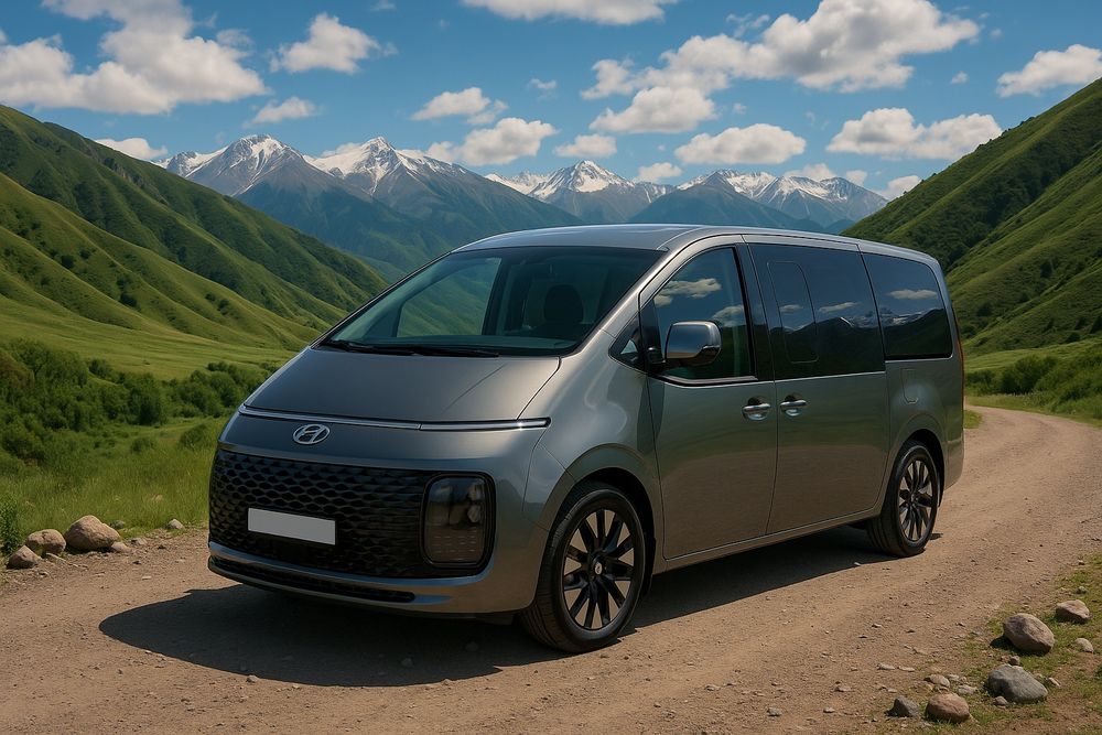 Аренда минивэна Hyundai Staria 7 мест с водителем – VIP трансфер