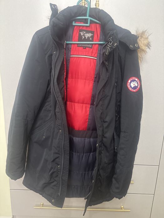 Мужской пуховик с капюшоном