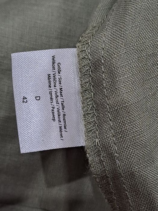 Дамаска ленена риза състояние седефени копчета  CHRISTIAN BERG