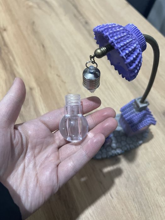 Ночник. Мишка фиолетовый