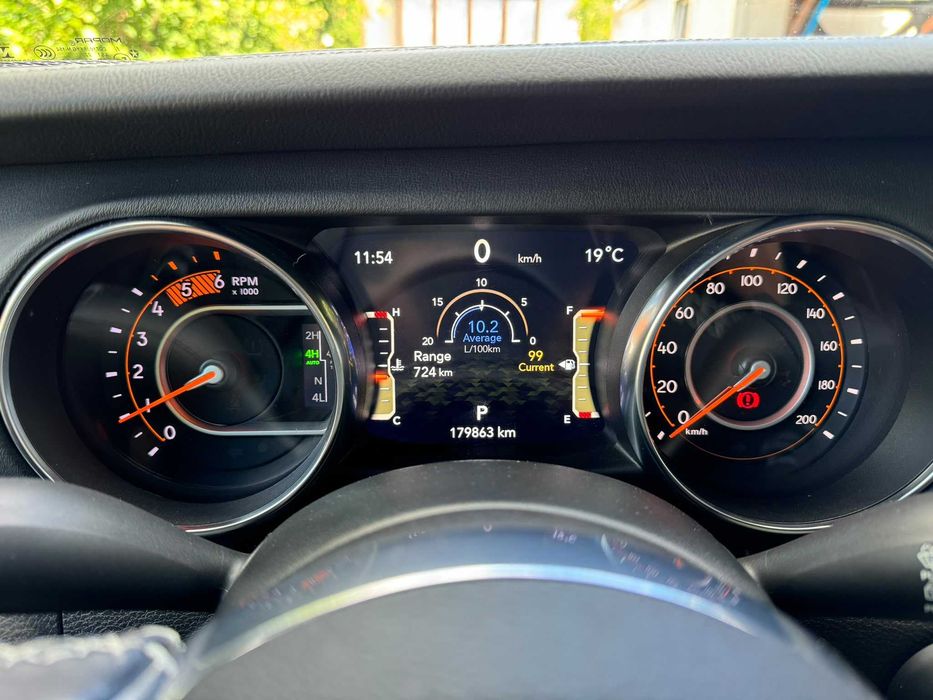 Jeep Wrangler 2,2 CRDi, 2020/TVA deductibil/8AT/Softtop/model Overland/ACC/piele/audio Alpin