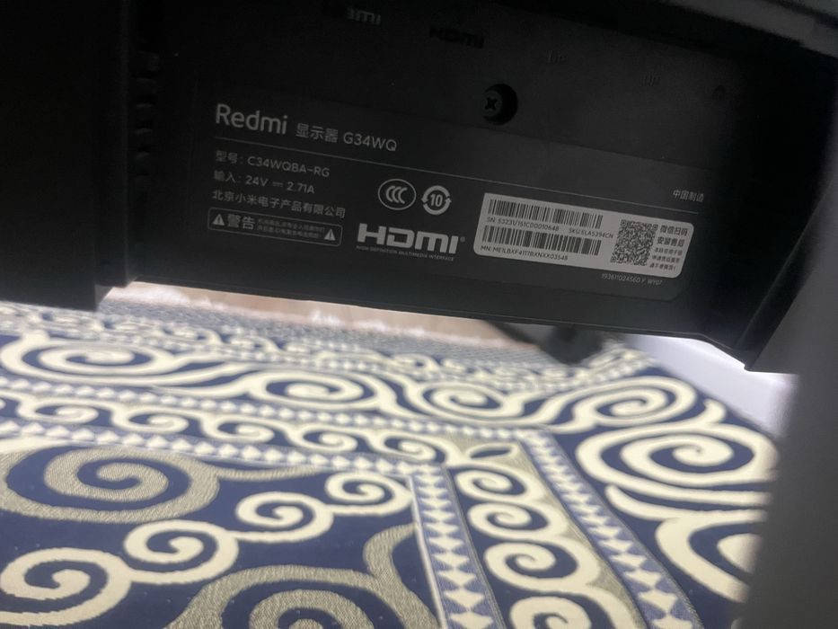 Монитор 34" Xiaomi G34WQ