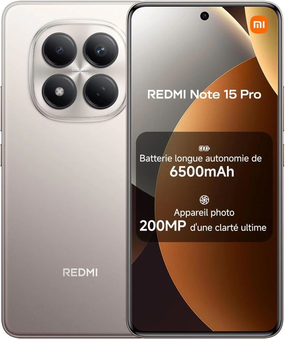 НОВ! Xiaomi Redmi Note 15 Pro 4G 256GB 8RAM Black / Blue / Titanium 2г. Гаранция!