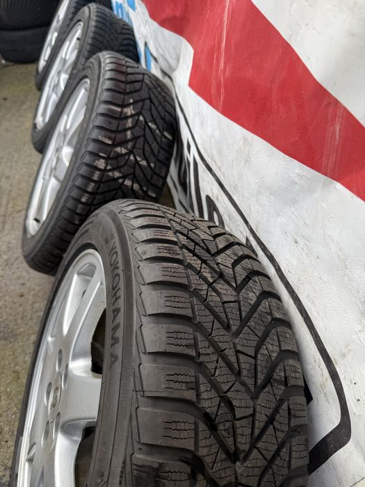 15 5х100 джанти с зимни гуми