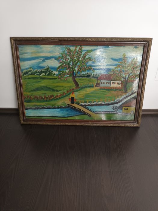 Tablou vechi inramat