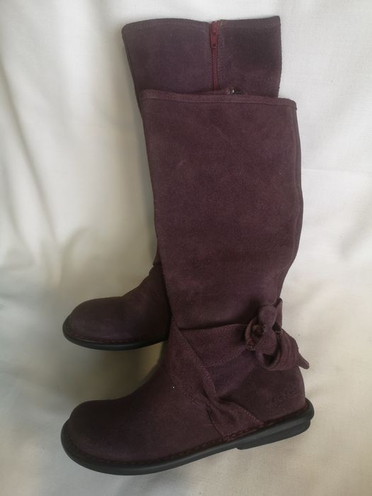 Kickers, ботуши естествен велур, номер 36