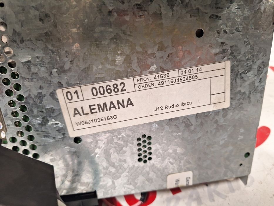 Cd- Mp3 - Radio - Music Seat Ibiza/Сд Мп3 Радио музика Сеат Ибиза 2012