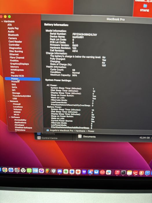 Macbook Pro 14" NOU M2 Pro /16Gb ram/512Gb SSD (56 cicluri)