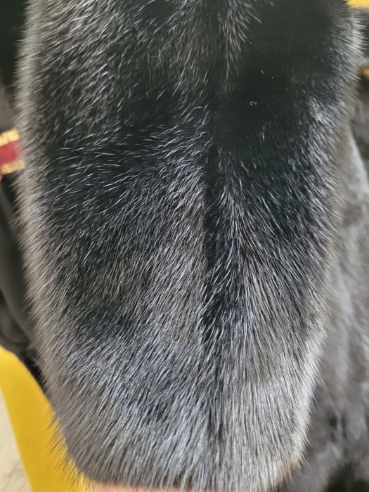 Норковая шуба Black Glama