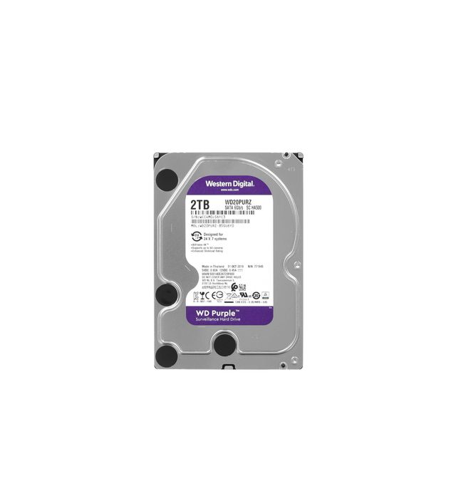 Жесткий диск Western Digital Purple 2TB (WD20PURX)