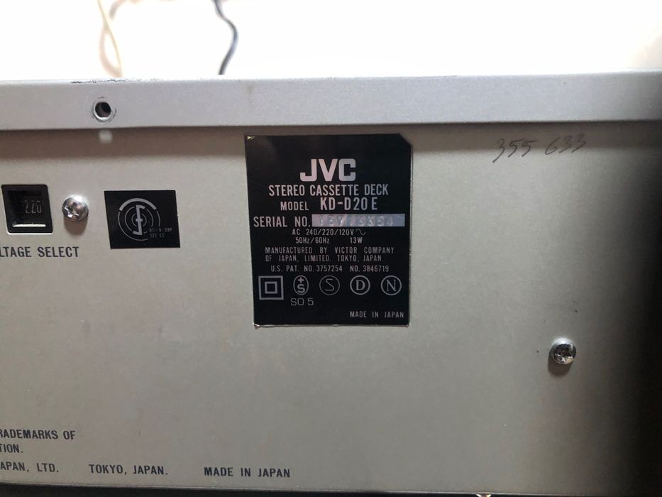 Casetofon deck Uher CG 343 și Jvc KD-20E