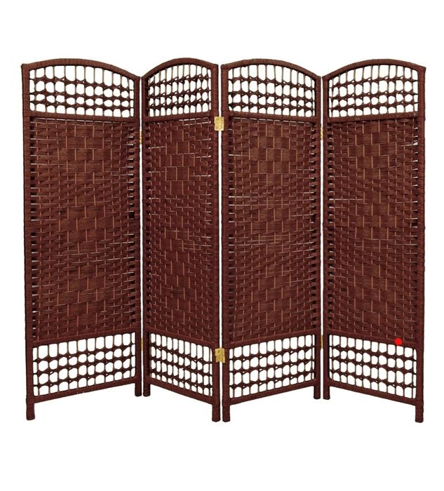 Ширма плетеная 4 секционная