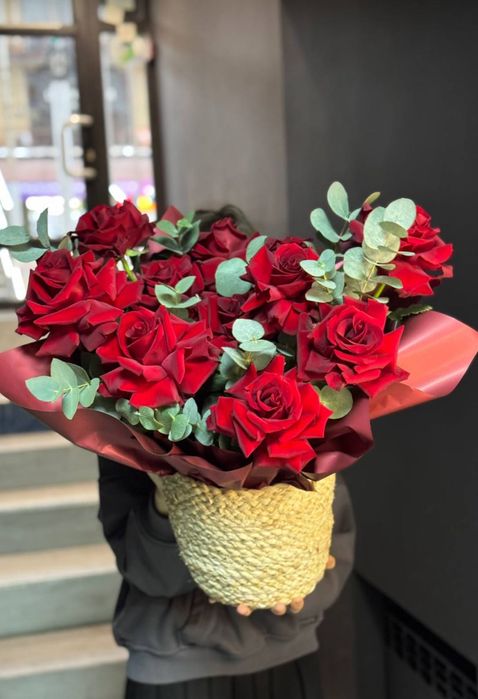 Цветы розы букеты