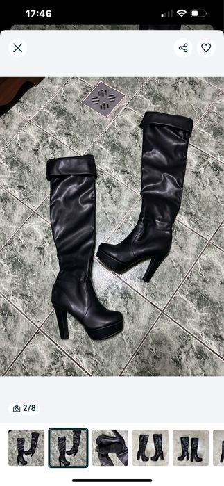 Cizme din piele naturala , marimea 40